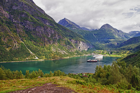 挪威GeirangerFiord末图片