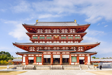 日本奈良寺庙药师寺图片