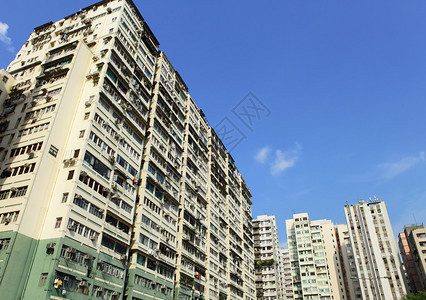香港住宅楼背景图片