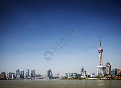 日复一日在上海市中心国的现代城市图片