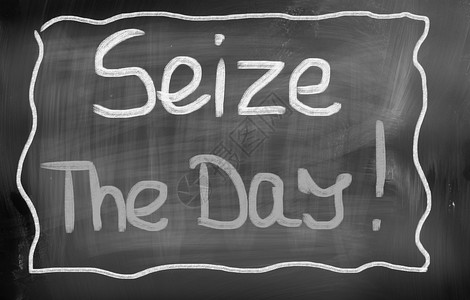 抓住这一天的概念图片