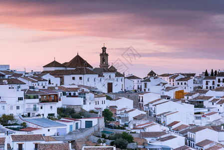 西班牙Antequera的屋顶和图片