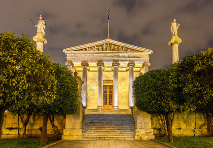 希腊雅典学院主要建筑希腊图片