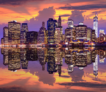 曼哈顿下游的天线图片