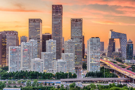 北京城市风景和金图片