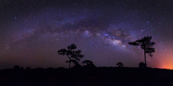 唯美的夜景星空星星图片