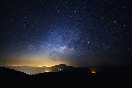 星云,唯美的夜景星空星星背景