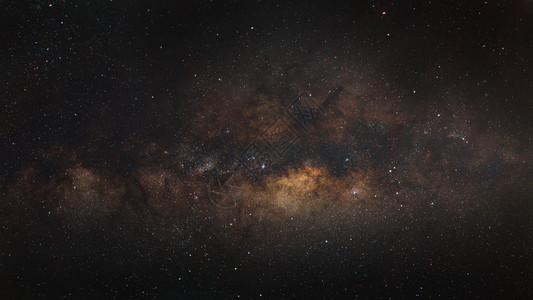 银河系长时间曝光照片图片