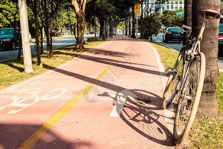 巴西圣保罗街头巴西的Bike图片