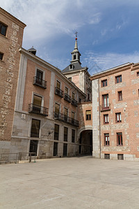 西班牙马德里市广场别墅的CasadelaVilla马德图片