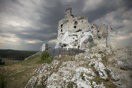 波兰米罗城堡遗址图片