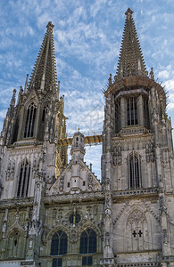 圣彼得的Regensburg大教堂是德国纯德图片