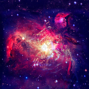 深空星云和恒星由美国航天局提图片