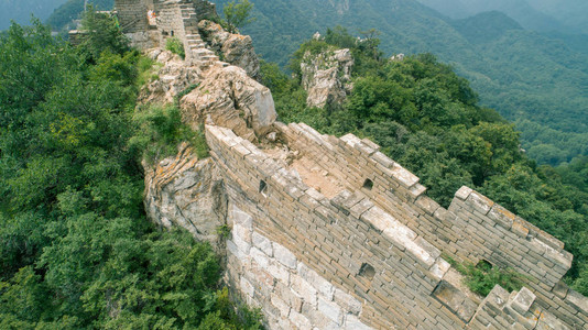 长城鸟瞰图图片