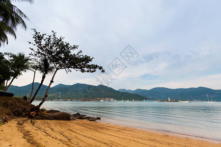 泰国热带港昌岛夏季风景图片