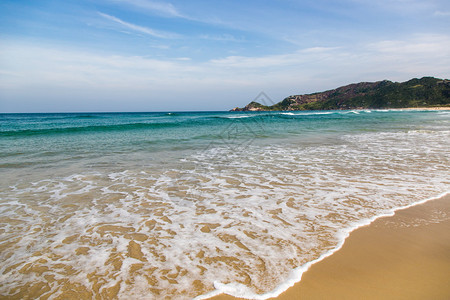 帕提附近美丽的海滩里约热内背景图片