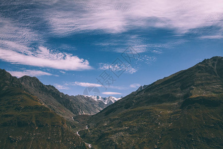 印度喜马拉雅山罗坦山口美丽的图片