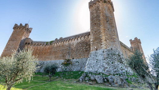 托斯卡纳的蒙塔图片素材