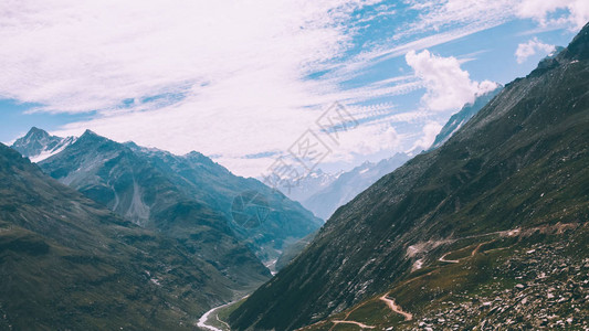 印度喜马拉雅山罗坦山口的图片