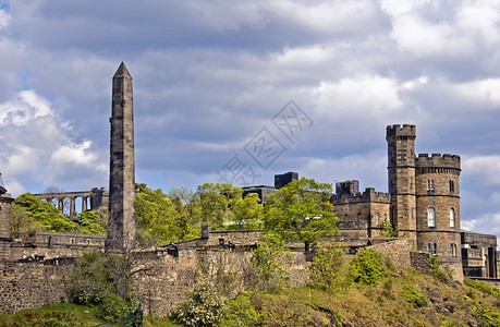 DugaldStewart纪念碑和苏格兰爱丁堡Calton图片