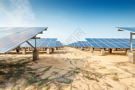 太阳能电池板生产清洁可持续可再生能源图片
