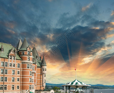 加拿大魁北克前线酒店的景色很好图片