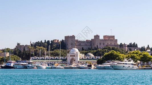 希腊罗得大骑士宫和海岸堤之王宫图片
