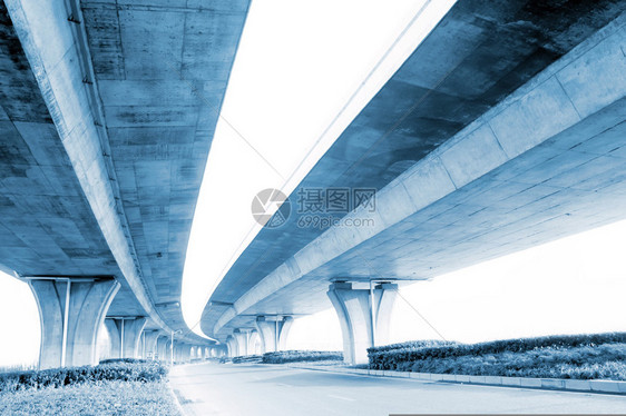 洲际交通系统高架桥无场景图片