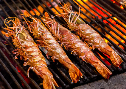 虾烹饪海产食品图片