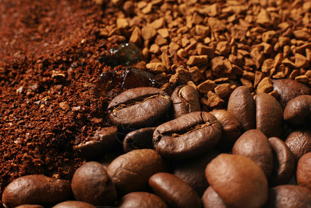 咖啡粉颗粒咖啡图片