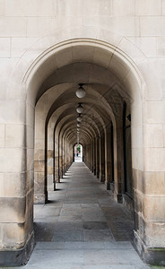 曼彻斯特图书馆拱背景图片