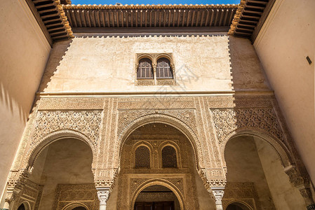 西班牙格拉纳达Mexuar室Alhambra的装图片