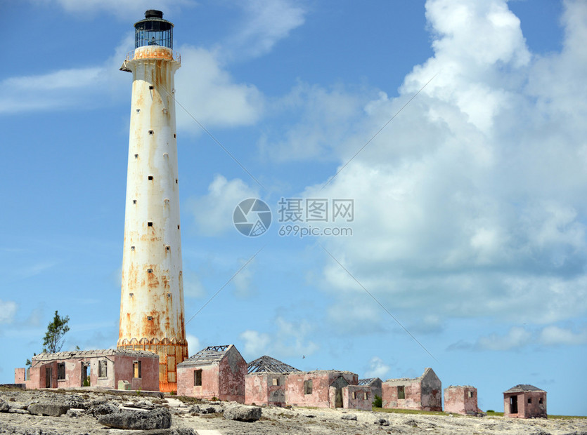 大艾萨克的灯塔在巴哈马比米尼岛大约18图片