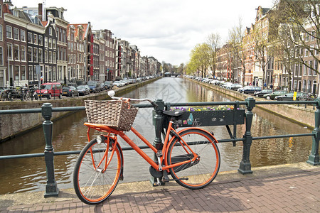 荷兰阿姆斯特丹市桥上图片