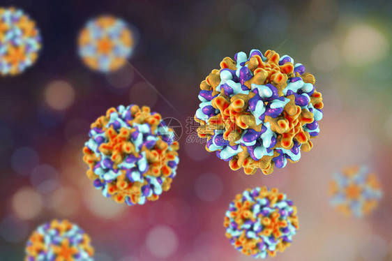 彩色背景上的乙型肝炎病图片