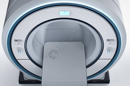 3d使磁感应扫描机或磁共振图片