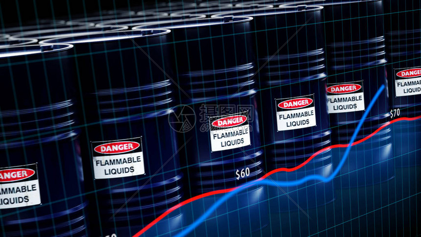 原油桶的3d插图图片素材-正版创意图片502723693-摄图网