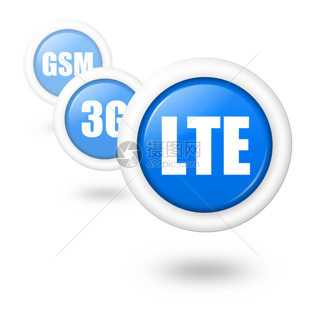 LTE3G和GSM符号代表电信插画图片下载-正版图片502727344-摄图网