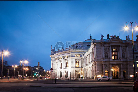 维也纳奥地利具有历史意义的Burgtheater图片