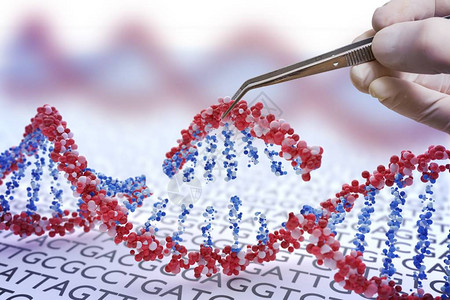 基因工程转基因生物和基因操纵概念图片
