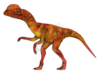 恐龙的3D插图图片