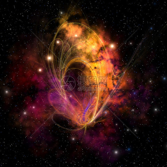 球状星团是一系列恒星的球体集合它们将银岩核心作为卫星图片