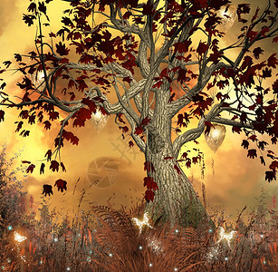 魔法自然系列美妙的树图片