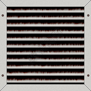 肮脏的金属通风格栅图片