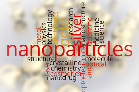纳米粒子和纳米技术概念图片