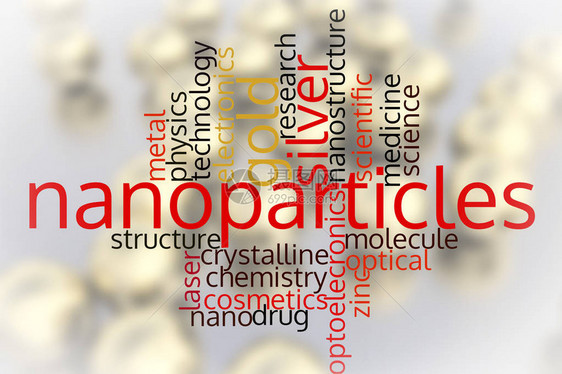 纳米粒子和纳米技术概念图片