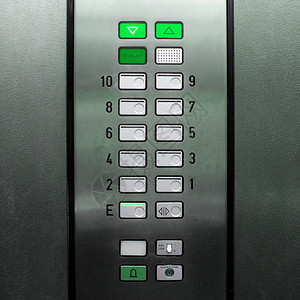电梯或电梯键盘细节图片