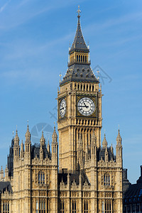 英国伦敦的钟楼图片