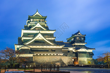 熊本城堡是位于熊本县熊本中央区的一座山顶日本城堡那是一座大图片