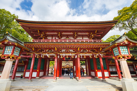 日本福冈的太宰府神社图片